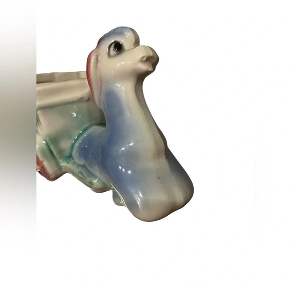 Vintage Mcm Donkey and Cart Planter/Vase- Pottery - Picture 5 of 12